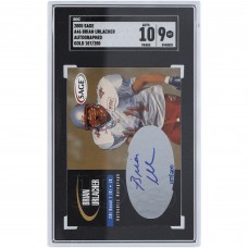 Brian Urlacher Chicago Bears Autographed 2000 Saga Gold Autograph #A46 #107/200 SGC Authenticated 9/10 Card