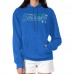 Женская Seattle Seahawks Starter Royal Throwback Groovy Script Pullover Hoodie