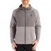 Indianapolis Colts Cutter & Buck Heather Gray Peshastin Eco Fleece Recycled Raglan Full-Zip Tri-Blend Hybrid Jacket