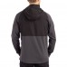 Minnesota Vikings Cutter & Buck Heather Black Peshastin Eco Fleece Recycled Raglan Full-Zip Tri-Blend Hybrid Jacket