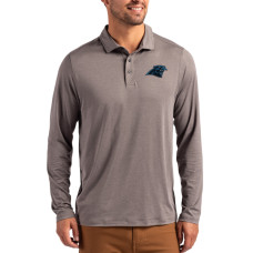 Поло Carolina Panthers Cutter & Buck Charcoal Coastline Epic Comfort Eco Recycled