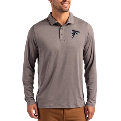 Atlanta Falcons Cutter & Buck Charcoal Coastline Epic Comfort Eco Recycled Polo