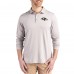 Baltimore Ravens Cutter & Buck Gray Coastline Epic Comfort Eco Recycled Polo