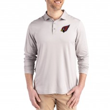 Arizona Cardinals Cutter & Buck Gray Coastline Epic Comfort Eco Recycled Polo