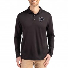 Atlanta Falcons Cutter & Buck Black Coastline Epic Comfort Eco Recycled Polo Atlanta Falcons Cutter & Buck Black Coastline Epic Comfort Eco Recycled Polo