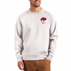 Кофта Buffalo Bills Cutter & Buck Gray Throwback Roam Recycled Raglan