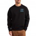 Кофта Carolina Panthers Cutter & Buck Black Throwback Roam Recycled Raglan