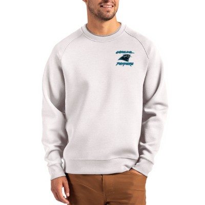 Кофта Carolina Panthers Cutter & Buck Gray Throwback Roam Recycled Raglan