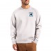Кофта Carolina Panthers Cutter & Buck Gray Throwback Roam Recycled Raglan