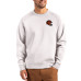 Свитшот Cincinnati Bengals Cutter & Buck Gray Helmet Roam Recycled Raglan Pullover