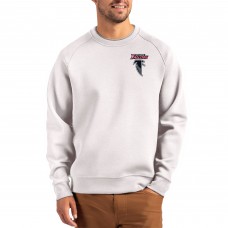 Кофта Atlanta Falcons Cutter & Buck Gray Throwback Roam Recycled Raglan