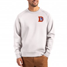 Кофта Denver Broncos Cutter & Buck Gray Throwback Roam Recycled Raglan
