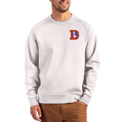 Кофта Denver Broncos Cutter & Buck Gray Throwback Roam Recycled Raglan