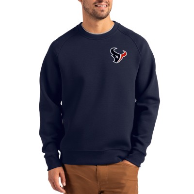 Кофта Houston Texans Cutter & Buck Navy Primary Logo Roam Recycled Raglan