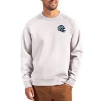 Кофта Detroit Lions Cutter & Buck Gray Helmet Roam Recycled Raglan