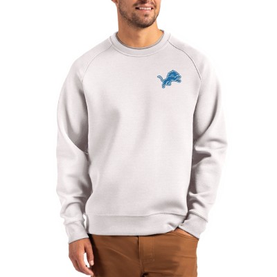 Кофта Detroit Lions Cutter & Buck Gray Primary Logo Roam Recycled Raglan