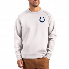 Indianapolis Colts Cutter & Buck Gray Primary Logo Roam Recycled Raglan Pullover Sweatshirt