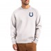 Indianapolis Colts Cutter & Buck Gray Primary Logo Roam Recycled Raglan Pullover Sweatshirt