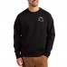 Los Angeles Rams Cutter & Buck Black Helmet Roam Recycled Raglan Pullover Sweatshirt