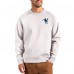 Indianapolis Colts Cutter & Buck Gray Throwback Roam Recycled Raglan Pullover Sweatshirt