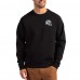 Miami Dolphins Cutter & Buck Black Helmet Roam Recycled Raglan Pullover Sweatshirt