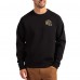 San Francisco 49ers Cutter & Buck Black Helmet Roam Recycled Raglan Pullover Sweatshirt