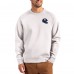 New York Giants Cutter & Buck Gray Helmet Roam Recycled Raglan Pullover Sweatshirt