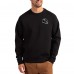 Jacksonville Jaguars Cutter & Buck Black Helmet Roam Recycled Raglan Pullover Sweatshirt
