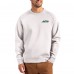 New York Jets Cutter & Buck Gray Primary Logo Roam Recycled Raglan Pullover Sweatshirt New York Jets Cutter & Buck Gray Primary Logo Roam Recycled Raglan Pullover Sweatshirt