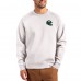 New York Jets Cutter & Buck Gray Helmet Roam Recycled Raglan Pullover Sweatshirt New York Jets Cutter & Buck Gray Helmet Roam Recycled Raglan Pullover Sweatshirt