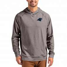 Толстовка Carolina Panthers Cutter & Buck Heather Gray Adapt Knit Recycled Raglan
