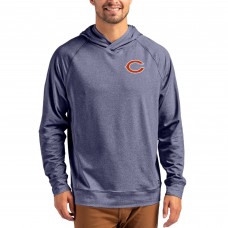 Толстовка Chicago Bears Cutter & Buck Heather Navy Adapt Knit Recycled Raglan