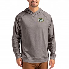 Толстовка Green Bay Packers Cutter & Buck Heather Gray Adapt Knit Recycled Raglan
