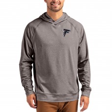 Толстовка Atlanta Falcons Cutter & Buck Heather Gray Adapt Knit Recycled Raglan