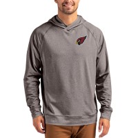 Arizona Cardinals Cutter & Buck Heather Gray Adapt Knit Recycled Raglan Pullover Hoodie