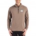 Pittsburgh Steelers Cutter & Buck Brown Adapt Eco Knit Stretch Recycled Quarter-Zip Pullover