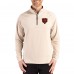 Chicago Bears Cutter & Buck Tan Adapt Eco Knit Stretch Recycled Quarter-Zip Pullover