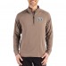 Chicago Bears Cutter & Buck Brown Adapt Eco Knit Stretch Recycled Quarter-Zip Pullover