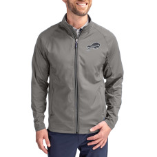 Куртка Buffalo Bills Cutter & Buck Gray Adapt Eco Hybrid Recycled Full-Zip