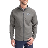 Kansas City Chiefs Cutter & Buck Gray Adapt Eco Hybrid Recycled Full-Zip Jacket