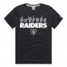 Unisex Las Vegas Raiders Homage Black NFL ASL Collection by Love Sign Tri-Blend T-Shirt