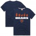 Футболка Unisex Chicago Bears Homage Navy NFL ASL Collection by Love Sign Tri-Blend