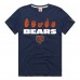 Футболка Unisex Chicago Bears Homage Navy NFL ASL Collection by Love Sign Tri-Blend