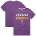 Unisex Minnesota Vikings Homage Purple NFL ASL Collection by Love Sign Tri-Blend T-Shirt
