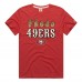 Unisex San Francisco 49ers Homage Scarlet NFL ASL Collection by Love Sign Tri-Blend T-Shirt