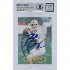 Peyton Manning Indianapolis Colts Autographed 1998 Fleer Tradition #235 Beckett Fanatics Witnessed Authenticated 10 Rookie Card