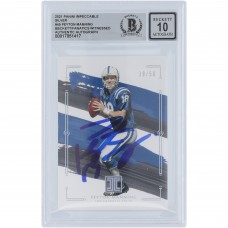 Peyton Manning Indianapolis Colts Autographed 2021 Panini Impeccable Silver #45 #/50 Beckett Fanatics Witnessed Authenticated 10 Card