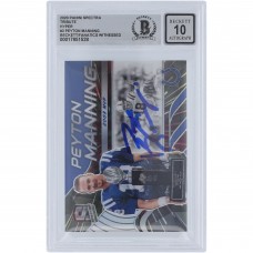 Peyton Manning Indianapolis Colts Autographed 2020 Panini Spectra Tribute Hyper 2003 MVP #T-PM3 #/75 Beckett Fanatics Witnessed Authenticated 10 Card