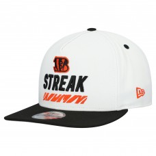 Бейсболка Cincinnati Bengals New Era White STREAK Season Ticket Member 9FIFTY A-Frame Snapback