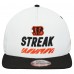 Бейсболка Cincinnati Bengals New Era White STREAK Season Ticket Member 9FIFTY A-Frame Snapback